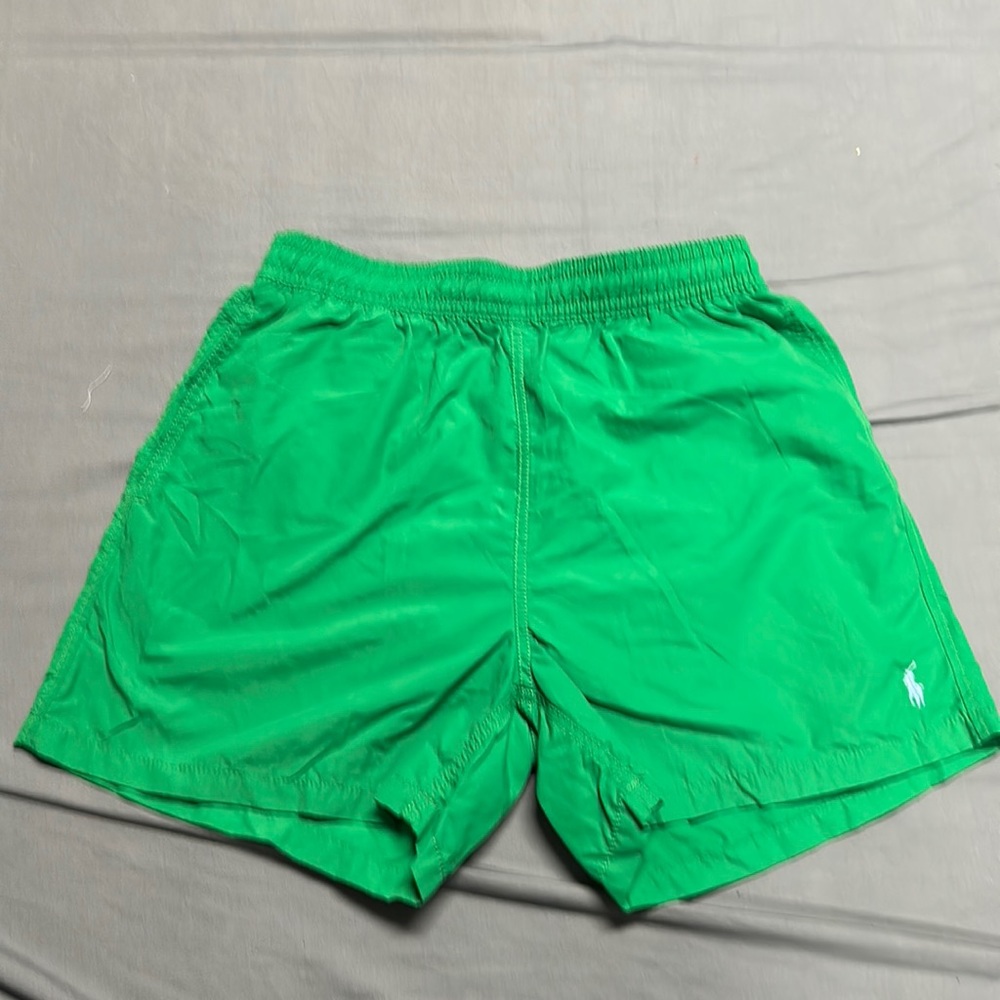 Polo Ralph Lauren men’s Medium Green Lined Swim Trunks